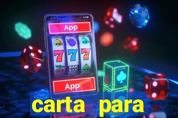 carta para encontrista homem